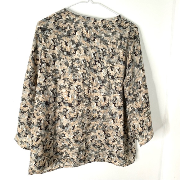 GILLI Blue Watercolour Flowy Top NWT - Picture 5 of 8